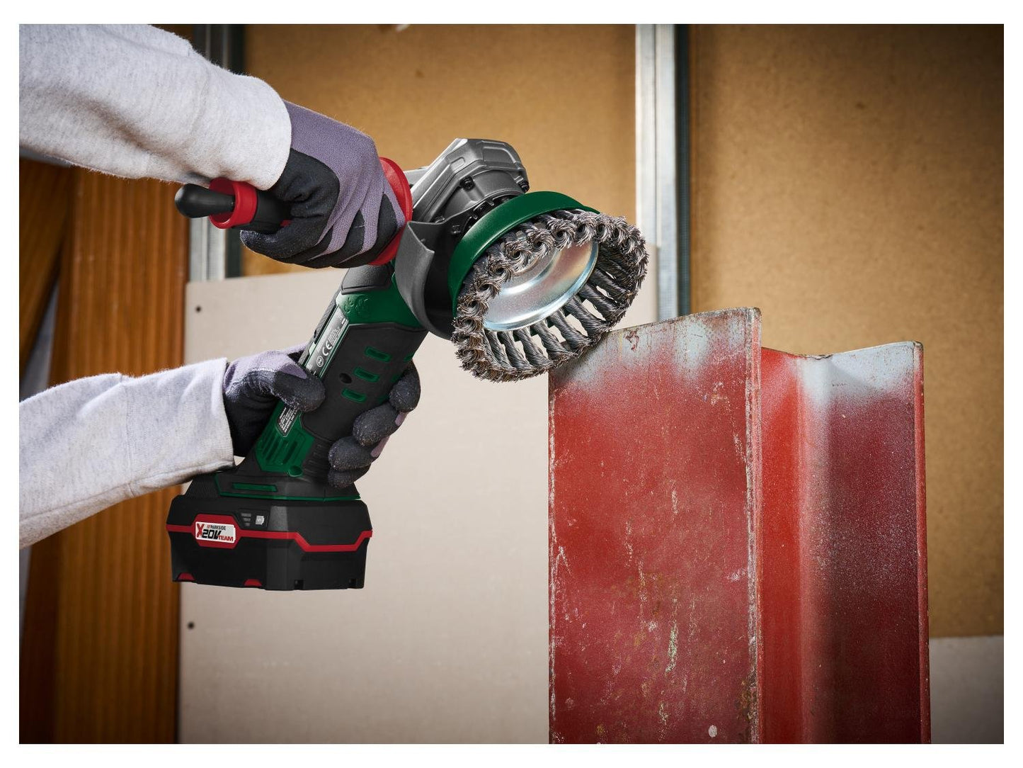 Set meuleuse d’angle sans fil PWSA 20-Li D4 + batterie + chargeur, 20 V