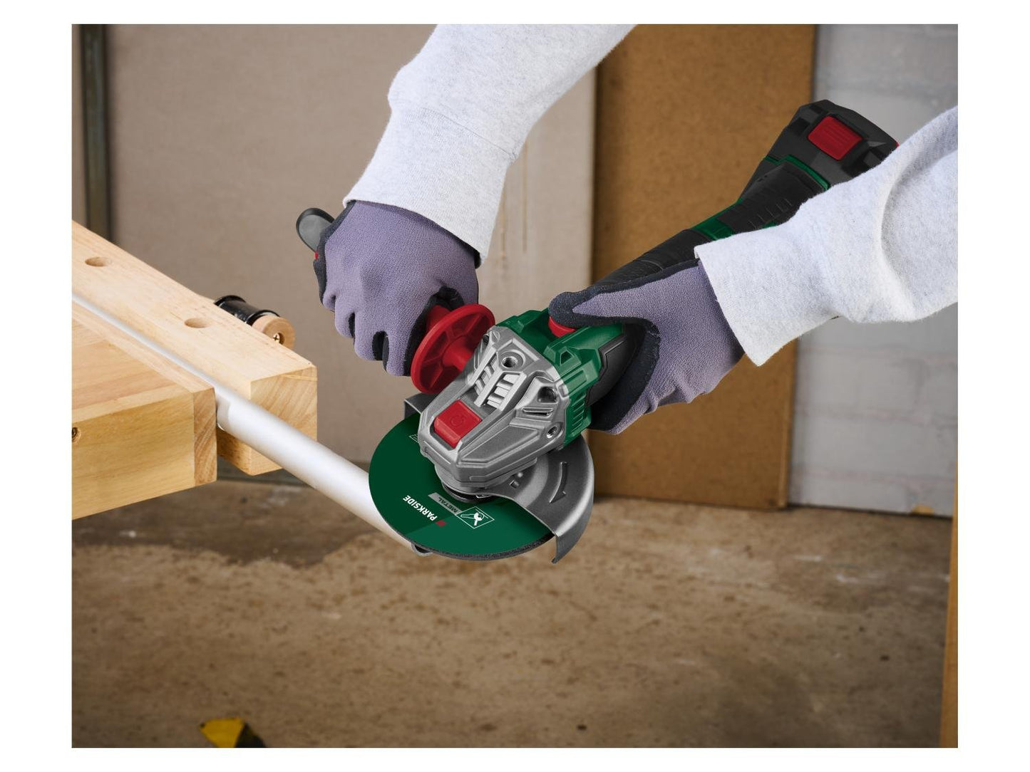 Set meuleuse d’angle sans fil PWSA 20-Li D4 + batterie + chargeur, 20 V